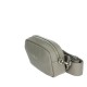 Vintage Gray X07.002 Shoulder Bag with Single Handle Zipper and Button Closure Polyester Cotton Lining Stone Thread Pattern