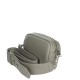 Vintage Gray X07.002 Shoulder Bag with Single Handle Zipper and Button Closure Polyester Cotton Lining Stone Thread Pattern