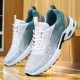 B03 Men's Sporty Casual Shoes Air Cushion Soft Sole Breathable Comfortable Lightweight Sneakers Lace-Up Footwear