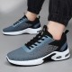 B03 Men's Sporty Casual Shoes Air Cushion Soft Sole Breathable Comfortable Lightweight Sneakers Lace-Up Footwear