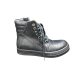 RO25 Men's Retro Mid-Top Boots New Snake Pattern Fashionable Croc Style Walking Shoes