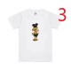 Short-sleeved 14672 Men's T-shirt Round Neck Large Size Youth New Men's Clothes Cotton Half-sleeved Printed Compassionate