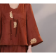 Modern Women's Lightweight Mulberry Silk Cardigan Long Sleeves Elegant Versatile Featuring Traditional Chinese Autumn Elements