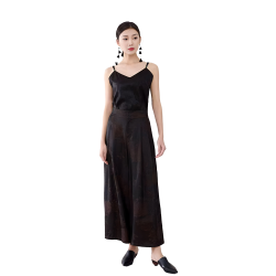 Women's Versatile Casual Bottom Autumn Spring Collection Breathable Mulberry Silk Traditional Chinese Clothing Chinese Style