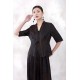 Women's Modern Traditional Chinese Clothing for Autumn Spring Versatile Buttonless Elbow Length Sleeves for Versatility