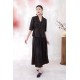 Women's Modern Traditional Chinese Clothing for Autumn Spring Versatile Buttonless Elbow Length Sleeves for Versatility