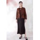Women's Modern Comfortable Buttonless Long Sleeves Cardigan Daily Wear for Autumn Spring Traditional Chinese Style Clothing