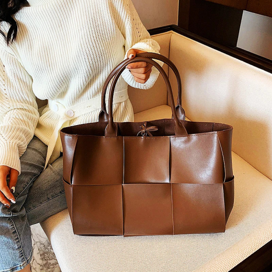 Large Capacity Soft PU Tote Bag