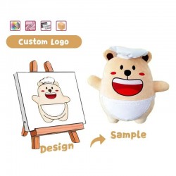 High Quality Custom Stuffed Animal Plush Toy Customized According to the Design Drawing for Kids