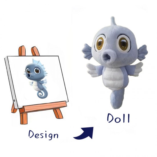 High Quality Custom Stuffed Animal Plush Toy Customized According to the Design Drawing for Kids