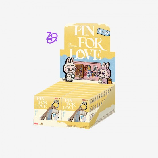 Original Legit Popmart the MONSTERS Pin for Love Series Letter Pendant Blind Box Hanging Card Pendant Keychain Gift Present