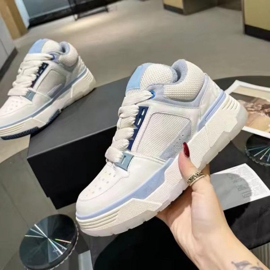 Amiry Men's Casual Designer Trainer Shoes High Quality New Black and White Fashion Leather Rubber Air Cushion for Spring