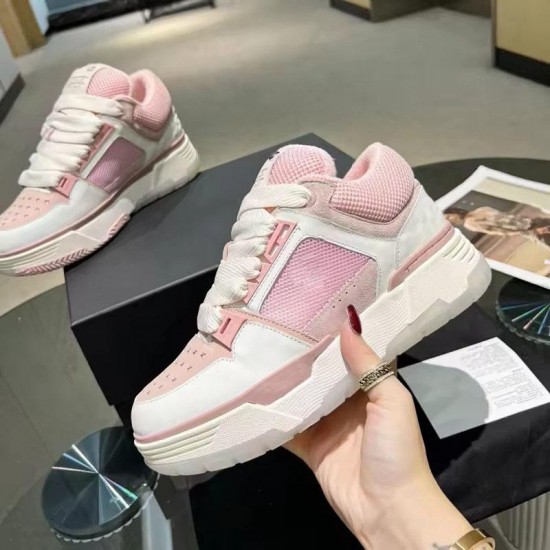 Amiry Men's Casual Designer Trainer Shoes High Quality New Black and White Fashion Leather Rubber Air Cushion for Spring