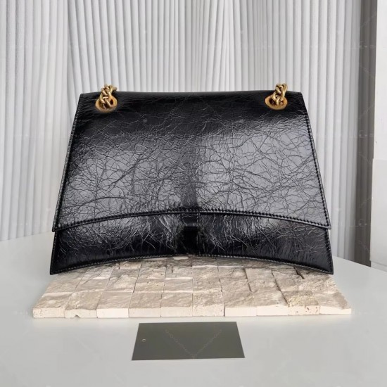 Luxurious high-end casual design style black durable calfskin women's bag, luxurious handbag, women's designer bag