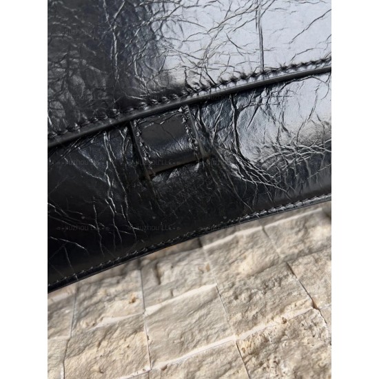 Luxurious high-end casual design style black durable calfskin women's bag, luxurious handbag, women's designer bag