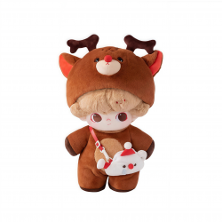 Hot Selling 100% Original POPMART DIMOO 48cm Cotton Anime Figure Letters Snowman Series-Kids Action Figures Toy Gift