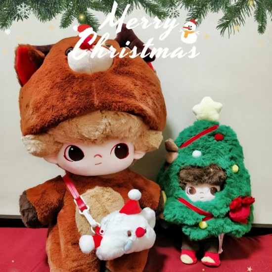 Hot Selling 100% Original POPMART DIMOO 48cm Cotton Anime Figure Letters Snowman Series-Kids Action Figures Toy Gift