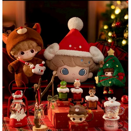 Hot Selling 100% Original POPMART DIMOO 48cm Cotton Anime Figure Letters Snowman Series-Kids Action Figures Toy Gift