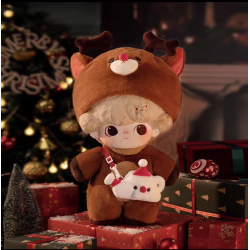 Hot Selling 100% Original POPMART DIMOO 48cm Cotton Anime Figure Letters Snowman Series-Kids Action Figures Toy Gift