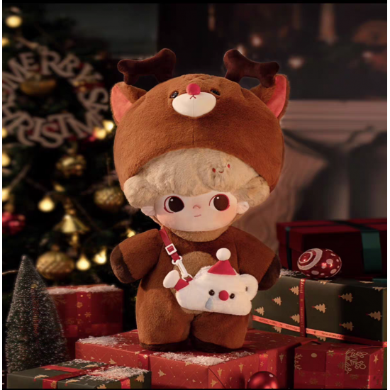 Hot Selling 100% Original POPMART DIMOO 48cm Cotton Anime Figure Letters Snowman Series-Kids Action Figures Toy Gift