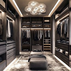 Customized Simple Design Melamine White Plating Wooden Wardrobes Classic Home Use Clothes Closet for Bedroom Furniture