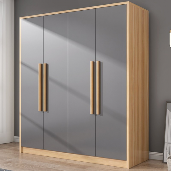 Modern Simple  Design Wardrobes for Children's Bedroom Easy-to-Assemble Wooden Furniture for Home Clothes Storage