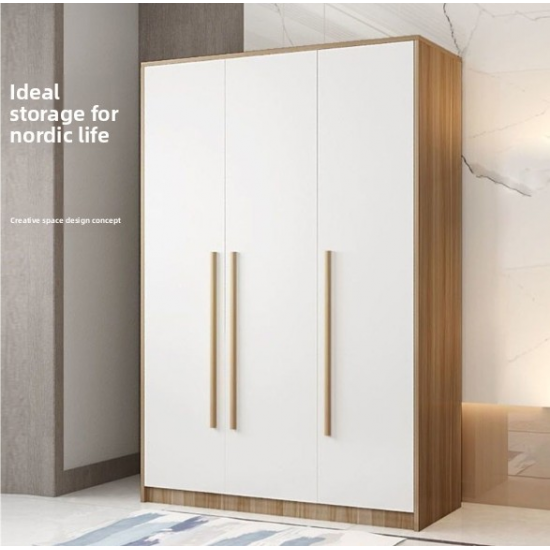 Modern Simple  Design Wardrobes for Children's Bedroom Easy-to-Assemble Wooden Furniture for Home Clothes Storage