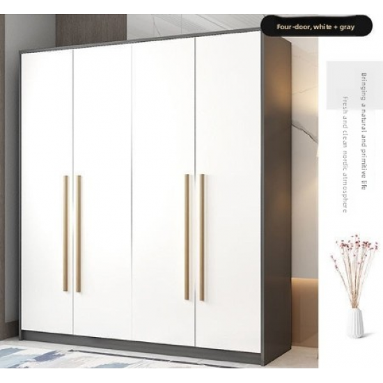 Modern Simple  Design Wardrobes for Children's Bedroom Easy-to-Assemble Wooden Furniture for Home Clothes Storage