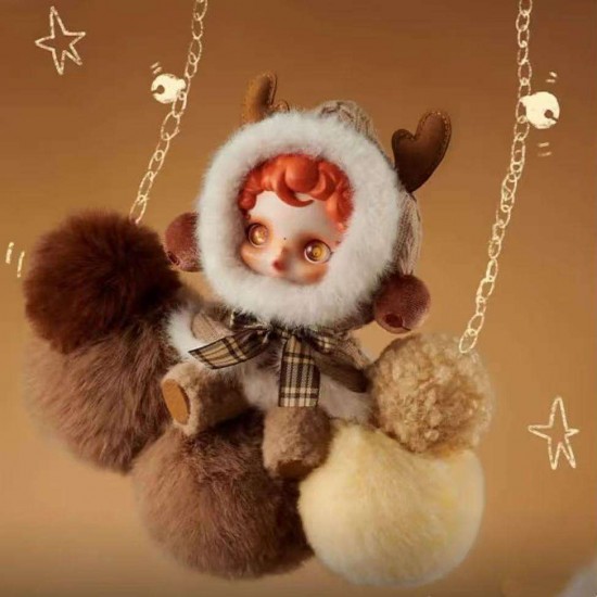 Winter Music Series SP Vinyl Plush Doll Inspired by Frozen Animated PVC Toy Mystery Boxes Blind Box Gift