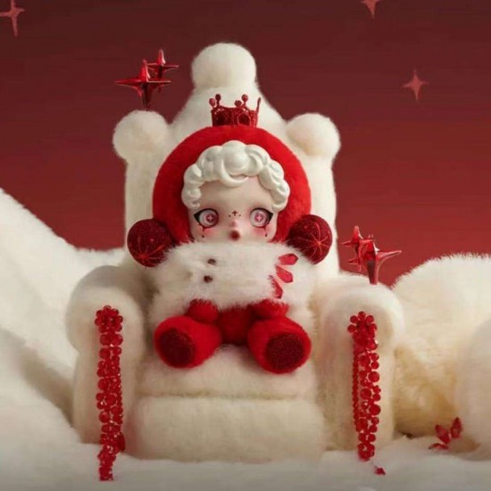 Winter Music Series SP Vinyl Plush Doll Inspired by Frozen Animated PVC Toy Mystery Boxes Blind Box Gift