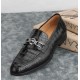 Men's Genuine for Crocodile Leather Dress Shoes & Oxfords Versatile for Casual & Formal Business Occasions