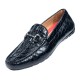 Latest handmade Korean-style men's shoes with crocodile pattern leather, casual shoes for luxurious custom-made parties for men