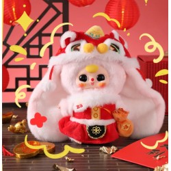 Babythree New Year's Resin-Plush Doll Keychain Blind Box - Cute Gift for Festive Gifting