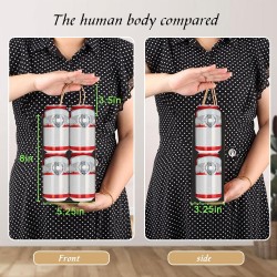 100 Pack 5.25x3.25x8 Inch Blue Kraft Paper Bags 100pcs