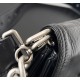 Luxurious Women's Cowhide Small Bag High Quality Black Portable Chain Handbag Black Large Tote Bag Zipper for Summer Autumn