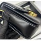 High-end manufacturer custom-made black genuine leather shoulder bag, cowhide women's bag, trendy crossbody women's bag
