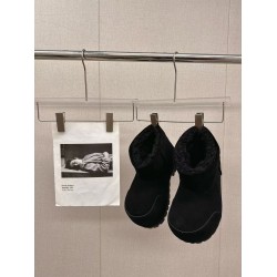 Designer Manufacturer Custom Unisex Men Warm Platform Ski Shoes Thick Sole Vintage Big Toe Leather Snow Women Ankle Boots