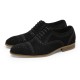 Retro casual business formal leather shoes for men genuine leather matte finish three-piece toe cap Oxford style shoes