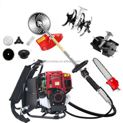 Self-Propelled Gasoline Lawn Mower with Various Accessories Used Condition for Farm Industries