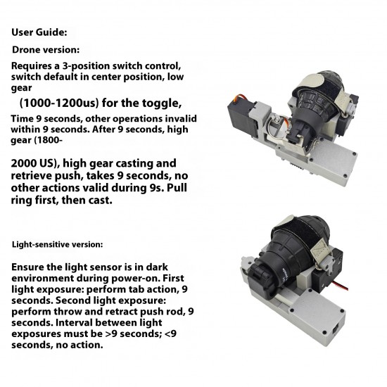 FPV Drone Detonator Simulation Training Grenade DJI Mavic2/3 Crossing Machine Suitable for Pull-out Plastic Safety Ring