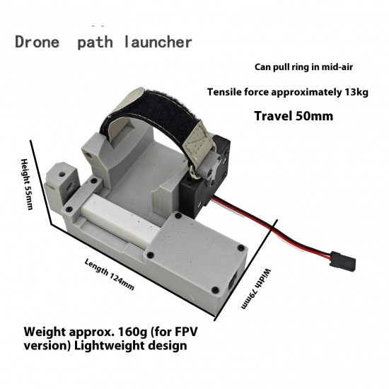 FPV Drone Detonator Simulation Training Grenade DJI Mavic2/3 Crossing Machine Suitable for Pull-out Plastic Safety Ring
