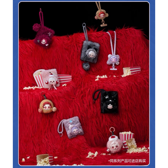 Original POPMART SKULLPANDA You Found Me Series Plush Mini Bag Blind Box Sp Kawaii Figurines Toy Christmas Halloween Present