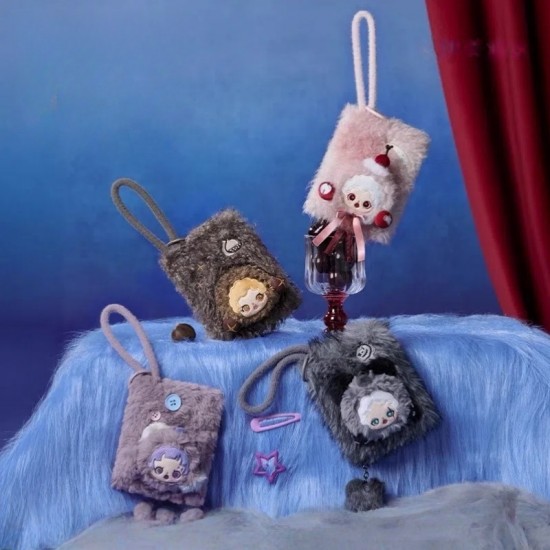 Original POPMART SKULLPANDA You Found Me Series Plush Mini Bag Blind Box Sp Kawaii Figurines Toy Christmas Halloween Present