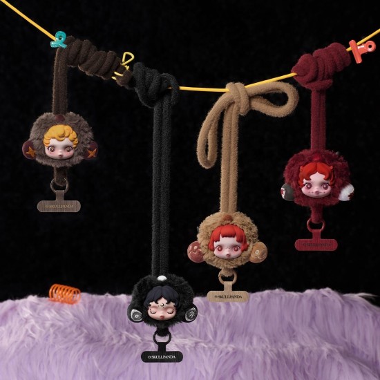 POPMART SKULLPANDA You Found Me Series Phone Lanyard SP Halloween Christmas Present Blind Box