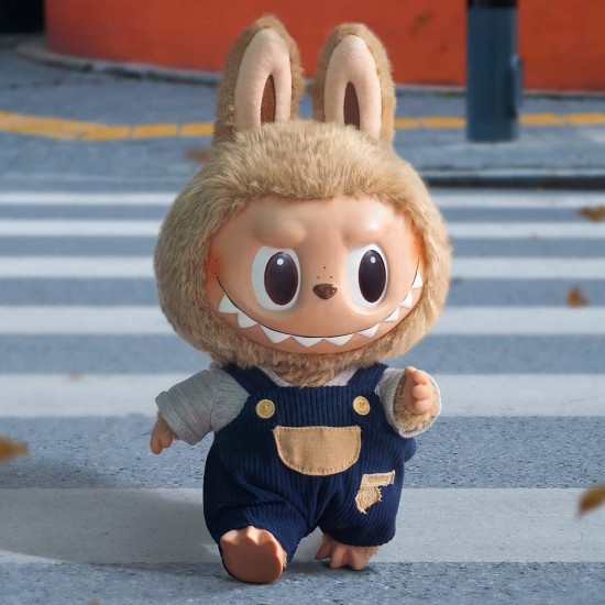 Wholesale 100% POP MART Original the Monsters Labubu 37cm Time to Chill Cute Model Labubu Toy Home Decoration Vinyl Plush Doll