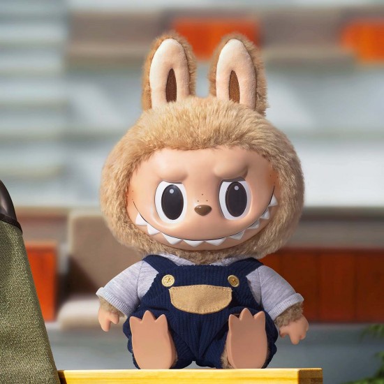 Wholesale 100% POP MART Original the Monsters Labubu 37cm Time to Chill Cute Model Labubu Toy Home Decoration Vinyl Plush Doll