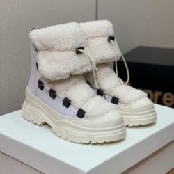 Mall Quality Pure Original LP Women's Ankle Boots: Genuine Leather, Comfortable Flat Shoes Boots