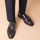 Top-Tier Luxurious Men's Formal Shoes Brand - Handcrafted Lace-Up Italian-Style Leather Shoes for High-End Formal Evening Gowns