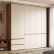 Thickened Solid Wood Freestanding Wardrobe - 60cm Deep Bedroom Storage Cabinet, Home Full-House Closet for Clothes Organizing