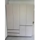 Thickened Solid Wood Freestanding Wardrobe - 60cm Deep Bedroom Storage Cabinet, Home Full-House Closet for Clothes Organizing